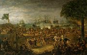 John Blake White The Battle of Fort Moultrie oil painting